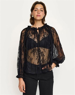 SRLaurel Bluse - Black